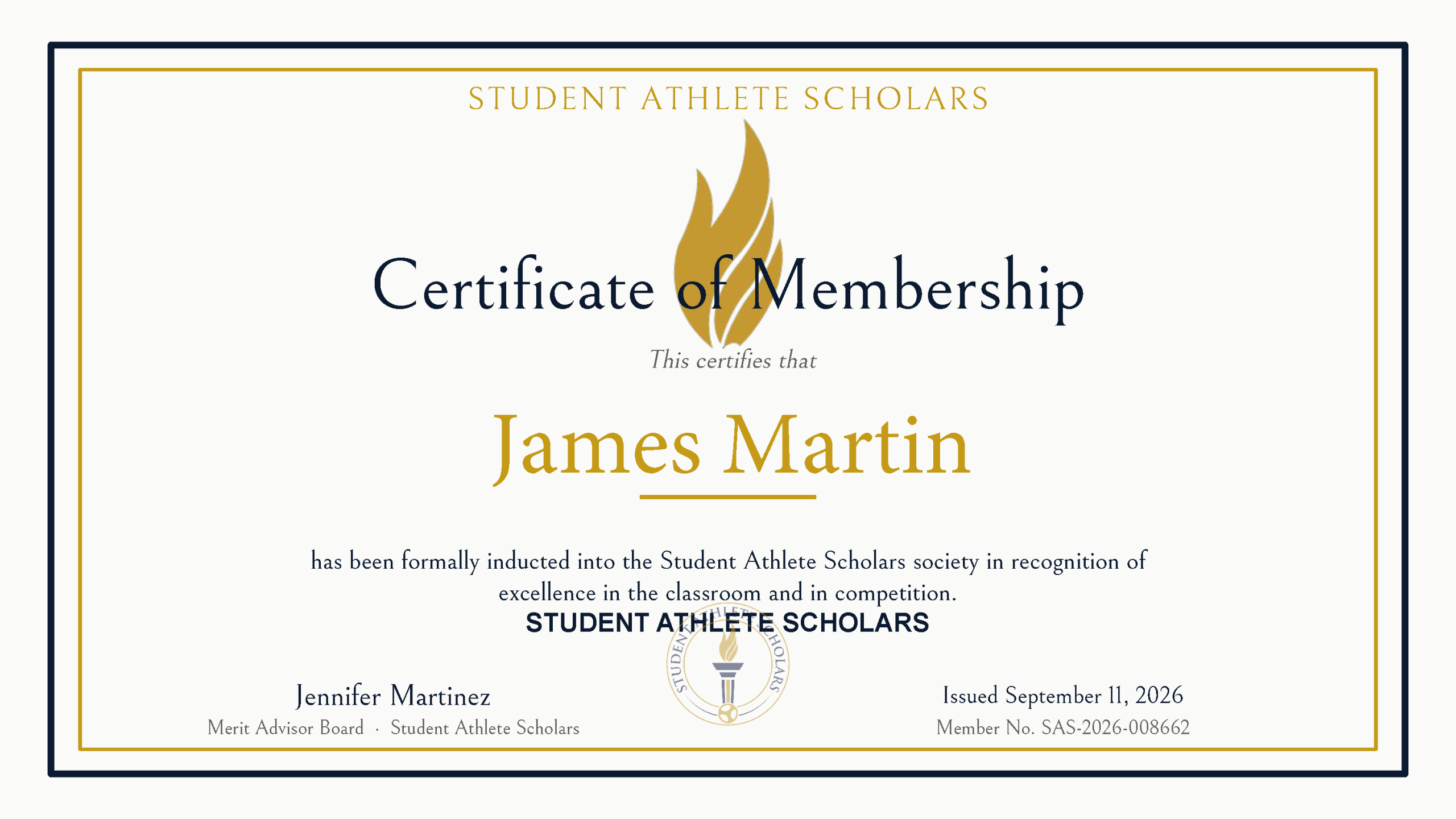 Student Athlete Scholoars